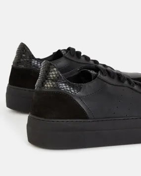 basket noire femme